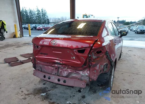 2018 Toyota Yaris Ia из США, поврежденный, VIN 3MYDLBYV2JY304542